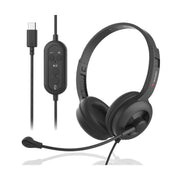 Verbatim ClaritySound USB-C Headset with Noise Cancelation Black