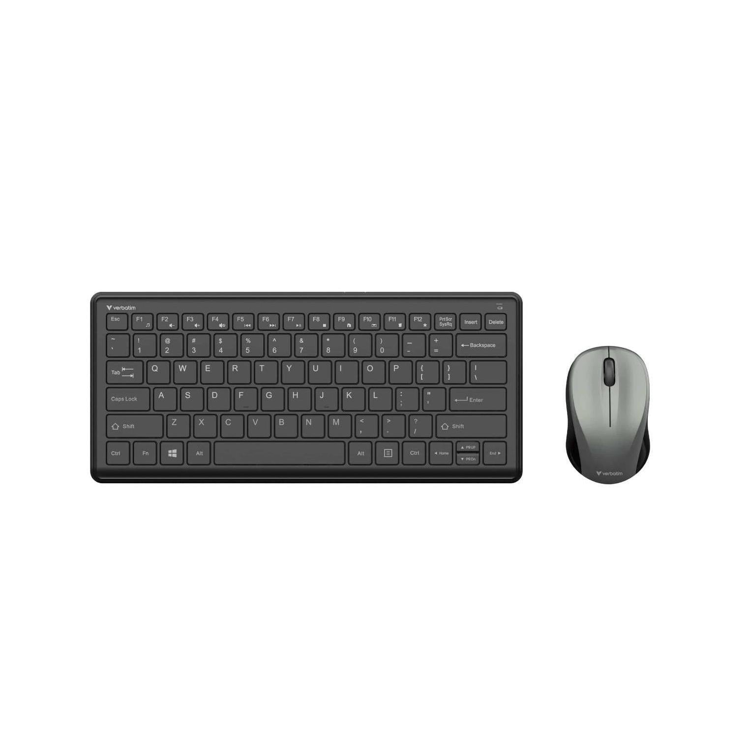 Verbatim Compact Silent Wireless Keyboard Mouse Combo