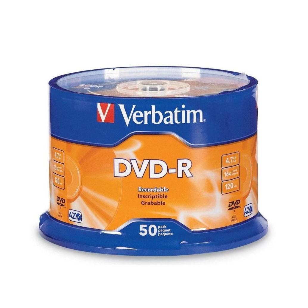 Verbatim DVD-R 4.7GB 50PK Spindle 16X