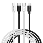 Verbatim Essentials 1m USB-C to USB-C Data Cable 2 Pack Black White