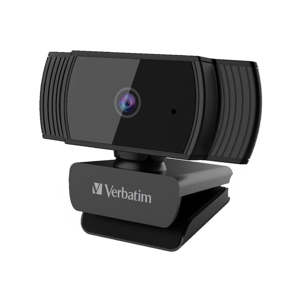 Verbatim Full HD 1080p Auto Focus Webcam Black