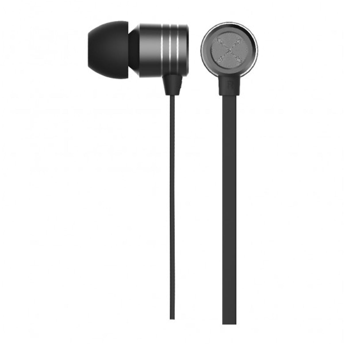 Verbatim In-Ear Earphones with Mic and Volume Control Space Grey 3.5mm