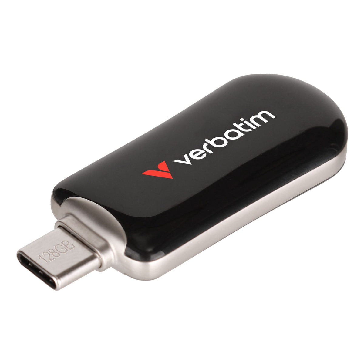 Verbatim Plectra 128GB USB 3.2 Type-C Flash Drive Black