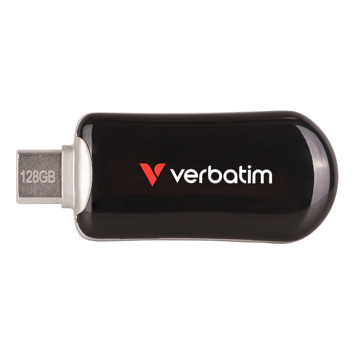 Verbatim Plectra 128GB USB 3.2 Type-C Flash Drive Black