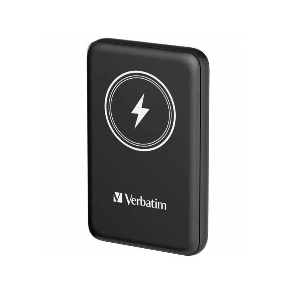 Verbatim Power Pack 10 000 mAh PD 3.0 22.5w embedded cables USB-C Lightning C...