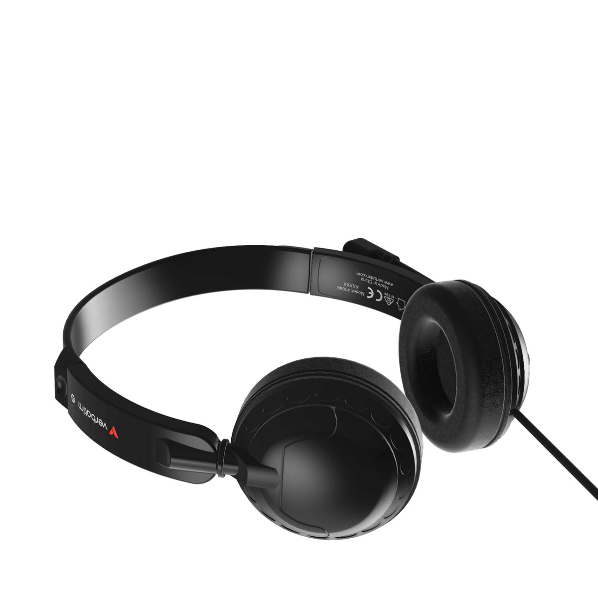 Verbatim PureSound Wired Stereo Headset Binaural Circumaural Noise Cancelling