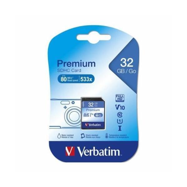 Verbatim SDHC 32GB Class 10 45MB/s Read Speed