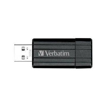 Verbatim Store'n'Go Pinstripe 32GB USB Flash Drive Black