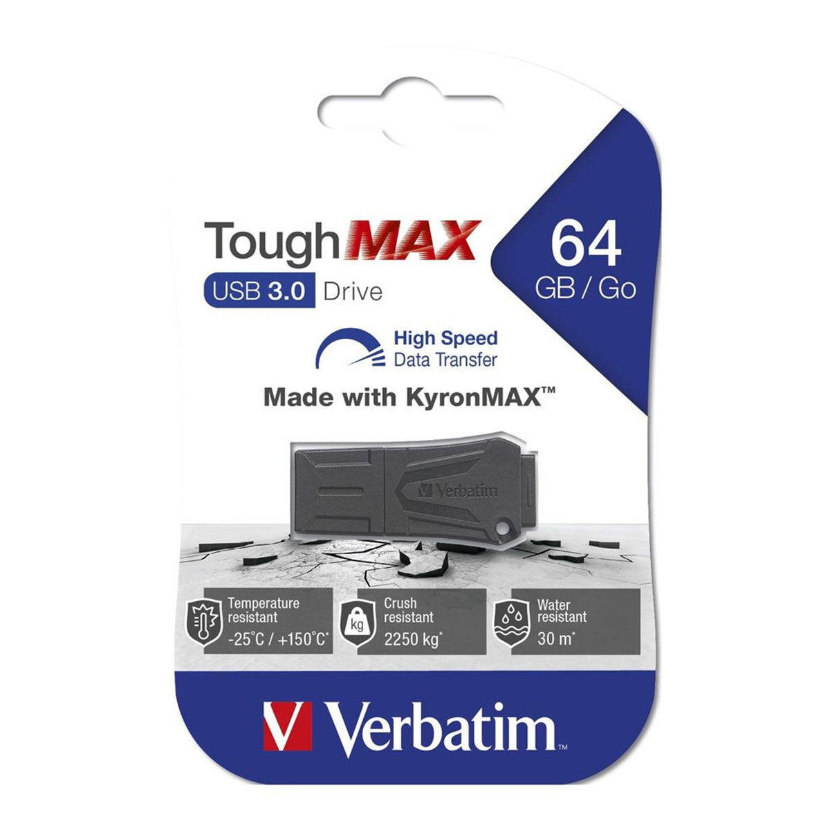 Verbatim ToughMAX 64GB USB 3.0 Flash Drive