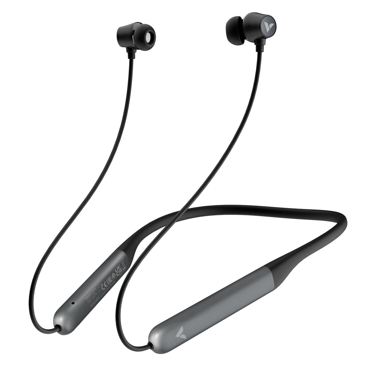 Verbatim TruSound Wireless Behind-the-neck Earbuds Black Noise Cancelling