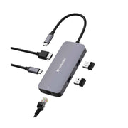 Verbatim USB-C Pro Multiport Hub 5 Ports HDMI 4K60 RJ45 2x USB-A PD 100W