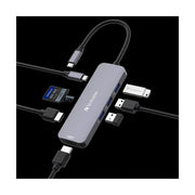 Verbatim USB-C Pro Multiport Hub 8 Ports 2x HDMI 3x USB-A SD microSD USB-C PD