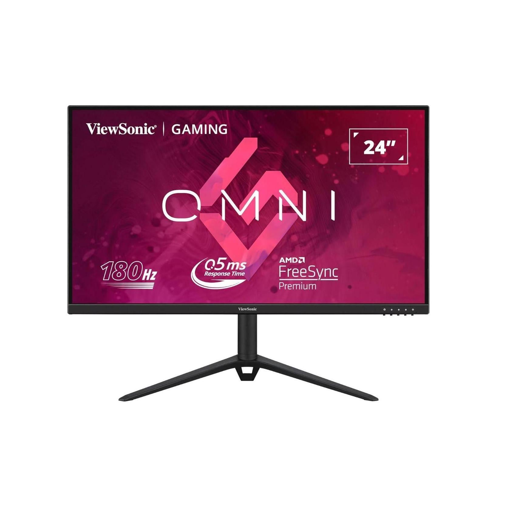 ViewSonic 24" FHD IPS 180Hz Gaming Monitor HDR10 FreeSync Premium HDMI×2 DP