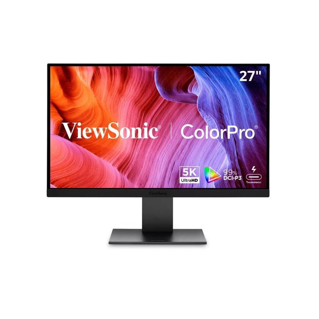 ViewSonic VP2788-5K 27" 5K 218PPI Thunderbolt 4 Monitor USB-C 99% DCI-P3 Gamut