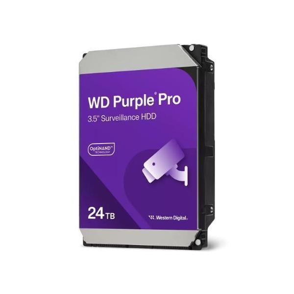 Western Digita WD Purple Pro 24TB 3.5" Surveillance SATA HDD 512 Cache/Buffer...