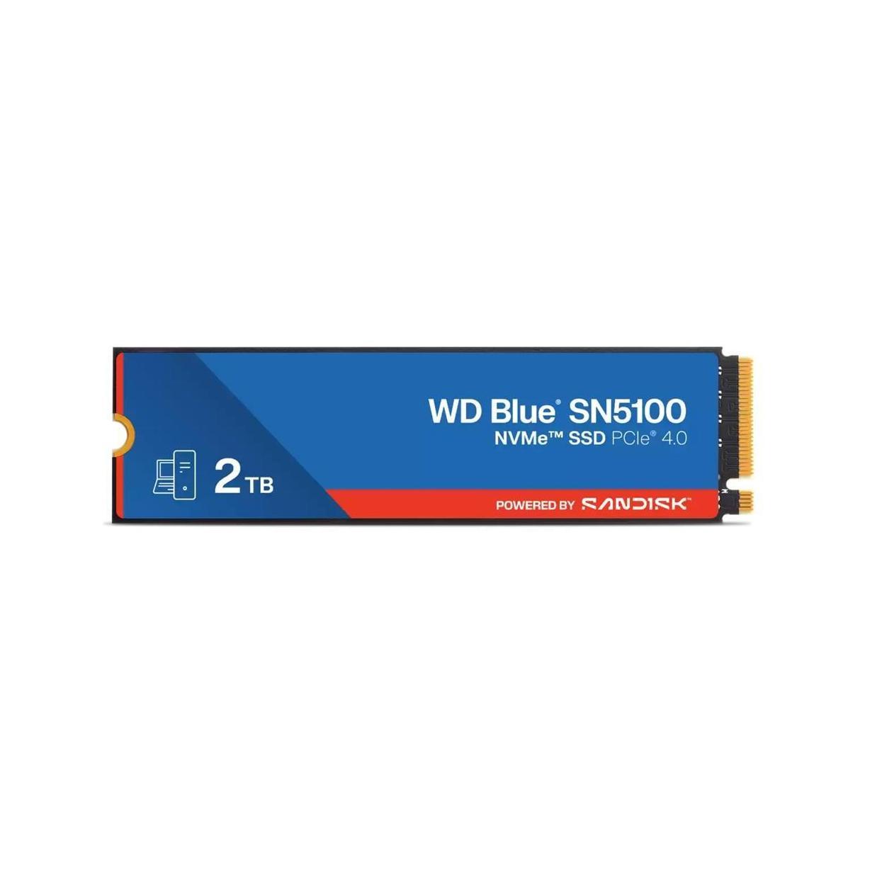 Western Digital WD Blue SN5100 NVMe™ SSD - 2TB M.2 2280 PCIe Gen4 Read 7100MB...