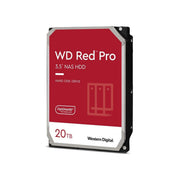 Western Digital WD Red Pro 20TB 3.5" NAS HDD SATA3 7200RPM 512MB Cache 300TBW CMR