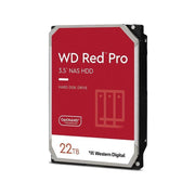 Western Digital WD Red Pro 22TB 3.5" SATA3 NAS HDD 7200RPM 512MB Cache 300TBW CMR Tech