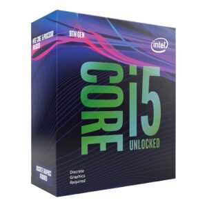 Intel Core i5 9600KF 6 Core LGA 1151 3.70 GHz Unlocked CPU Processor Without Graphics (4.6 GHz Turbo)
