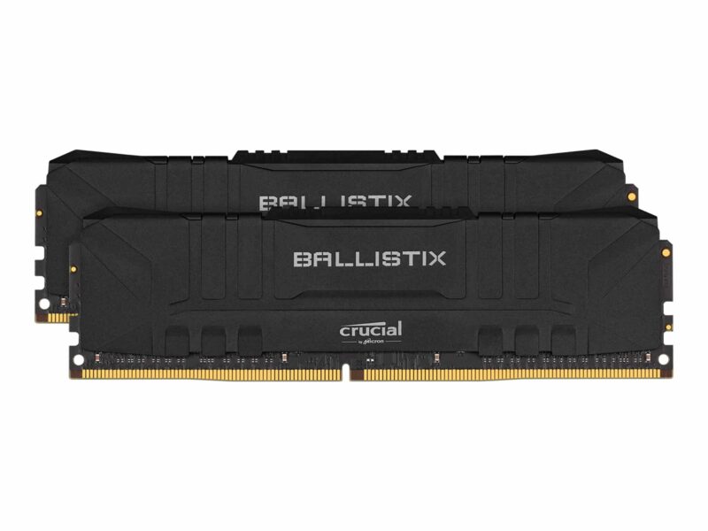 Crucial Ballistix 8GB Kit (2x 4GB) DDR4 2400MHz Black Desktop Gaming Memory BL2K4G24C16U4B