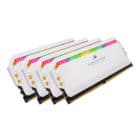 Corsair Dominator Platinum RGB 32GB Kit (4x8GB) DDR4 3200MHz C16 White Desktop Gaming Memory CMT32GX4M4Z3200C16W