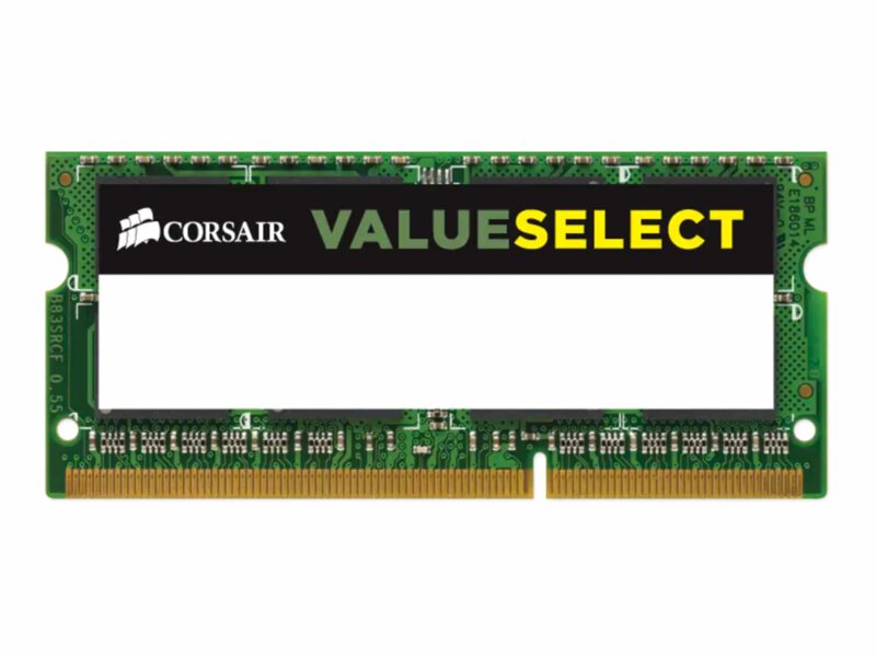 Corsair ValueSelect 4GB (1x4GB) DDR3L SODIMM 1600MHz C11 Laptop Memory CMSO4GX3M1C1600C11