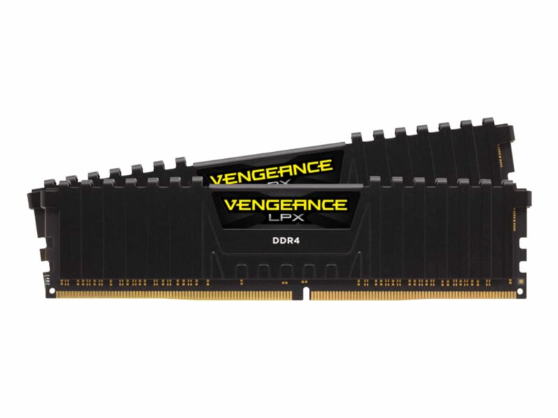 Corsair Vengeance LPX 16GB Kit (2x8GB) DDR4 2400MHz Black C16 Desktop Gaming Memory CMK16GX4M2A2400C16