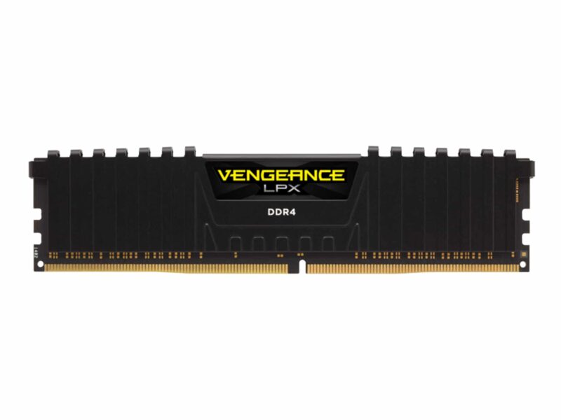 Corsair Vengeance LPX 8GB (1x8GB) DDR4 2666MHz C16 Black Desktop Gaming Memory CMK8GX4M1A2666C16