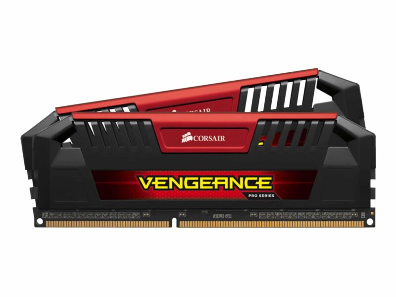 Corsair Vengeance Pro 16GB Kit (2x8GB) DDR3 1600MHz C9 Red Desktop Gaming Memory CMY16GX3M2A1600C9R