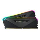 Corsair Vengeance RGB RT 32GB Kit (2x16GB) DDR4 3600MHz C16 Black Desktop Gaming Memory CMN32GX4M2Z3600C16