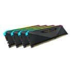 Corsair Vengeance RGB RT 64GB Kit (4x16GB) DDR4 3600MHz C18 Black Desktop Gaming Memory CMN64GX4M4Z3600C18