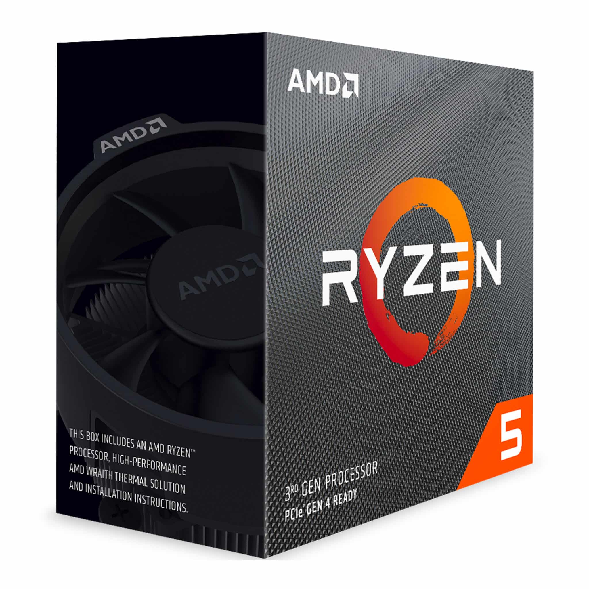 AMD Ryzen 5 3600 6 Core AM4 3.60 GHz Unlocked CPU Processor (4.2 GHz Max Boost) With Wraith Stealth