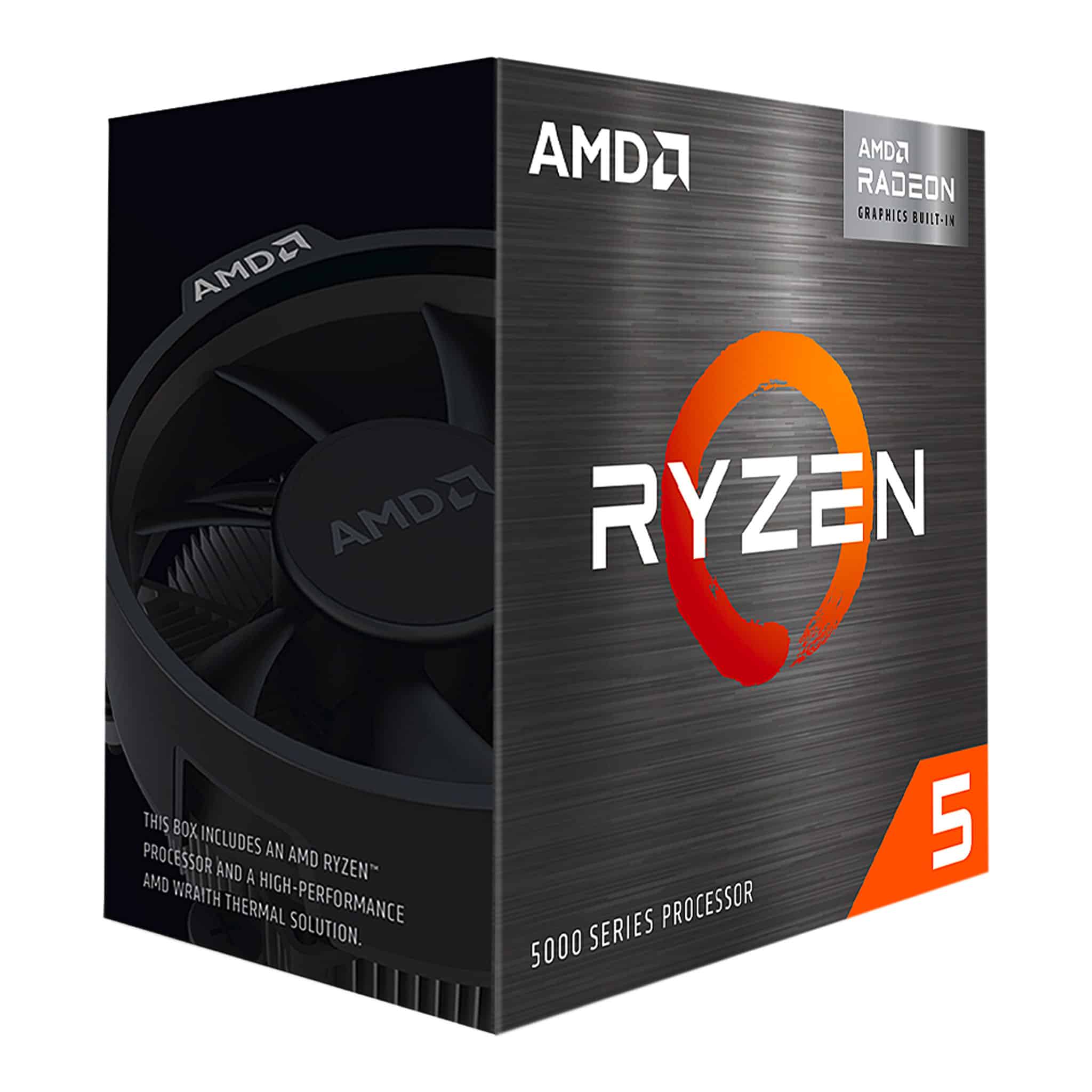 AMD Ryzen 5 5600G 6 Core AM4 3.90 GHz Unlocked CPU Processor (4.4 GHz Max Boost) With Radeon Graphics