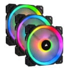 Corsair LL120 RGB 120mm Dual Light Loop RGB LED PWM Fan - 3 Pack with Lighting Node PRO